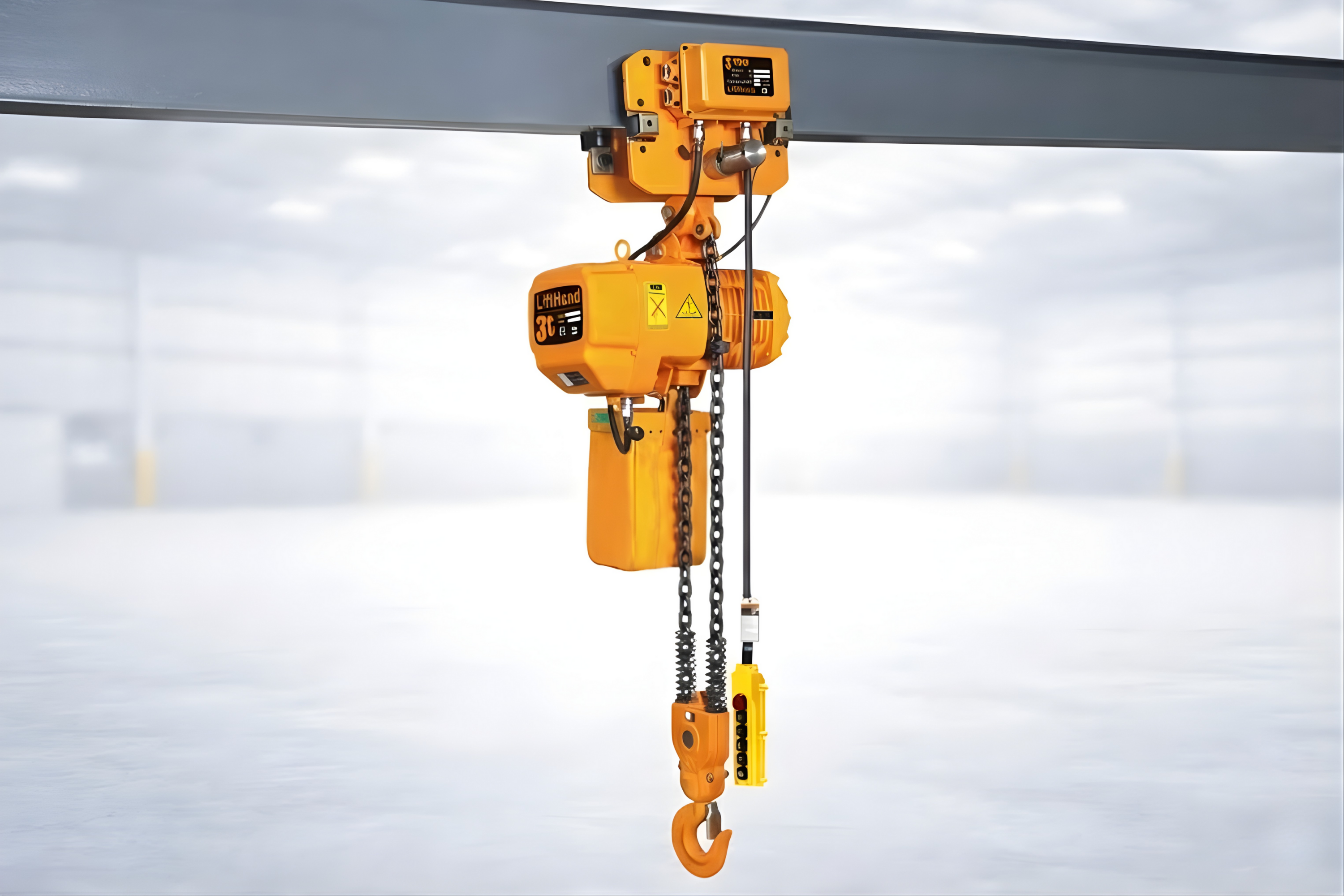 3 Ton Monoray 4 Hareketli Zincirli Vinç (Çift Zincirli)