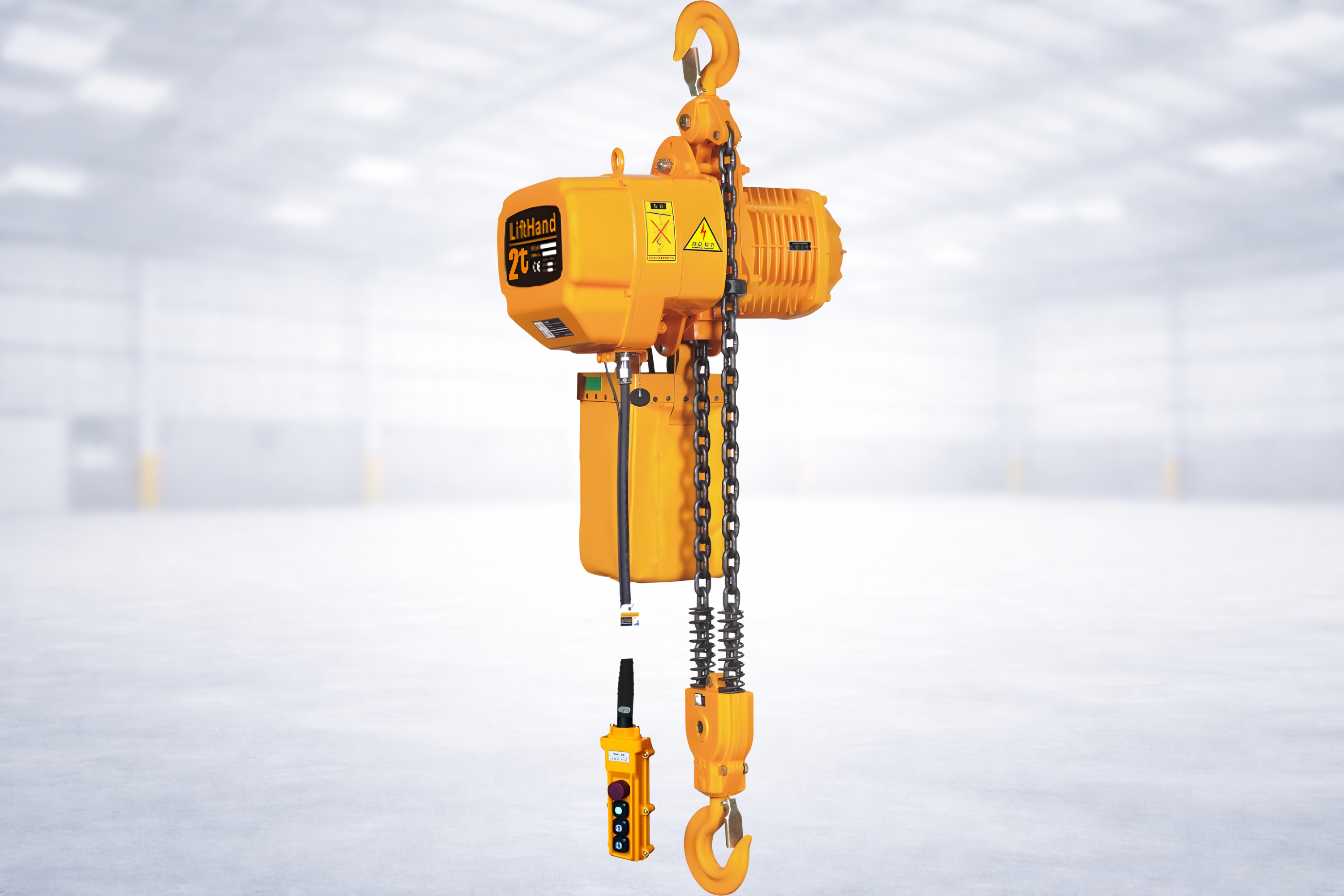 2 Ton Sabit Askılı Çift Zincirli Vinç