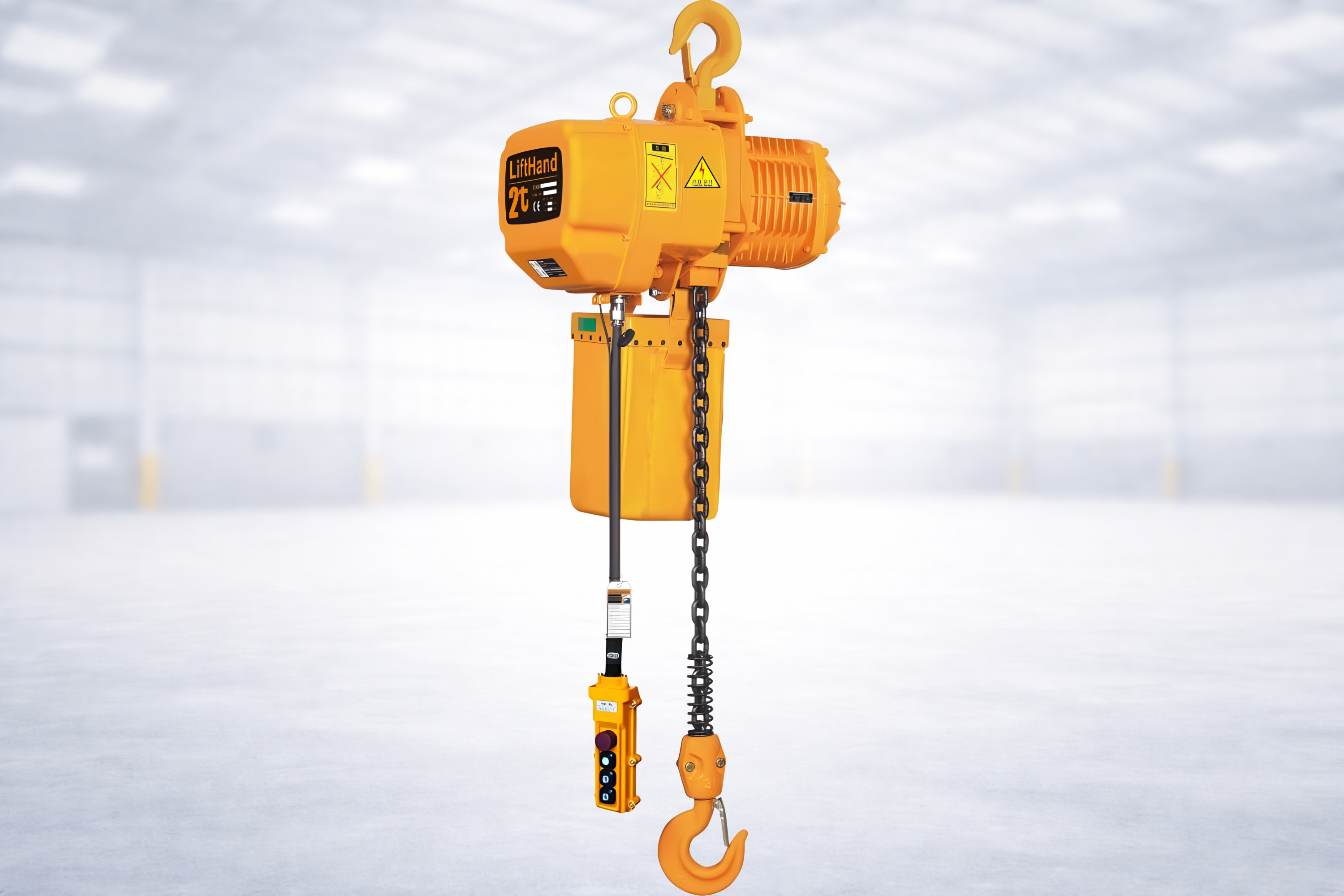 2 Ton Sabit Askılı Tek Zincirli Vinç