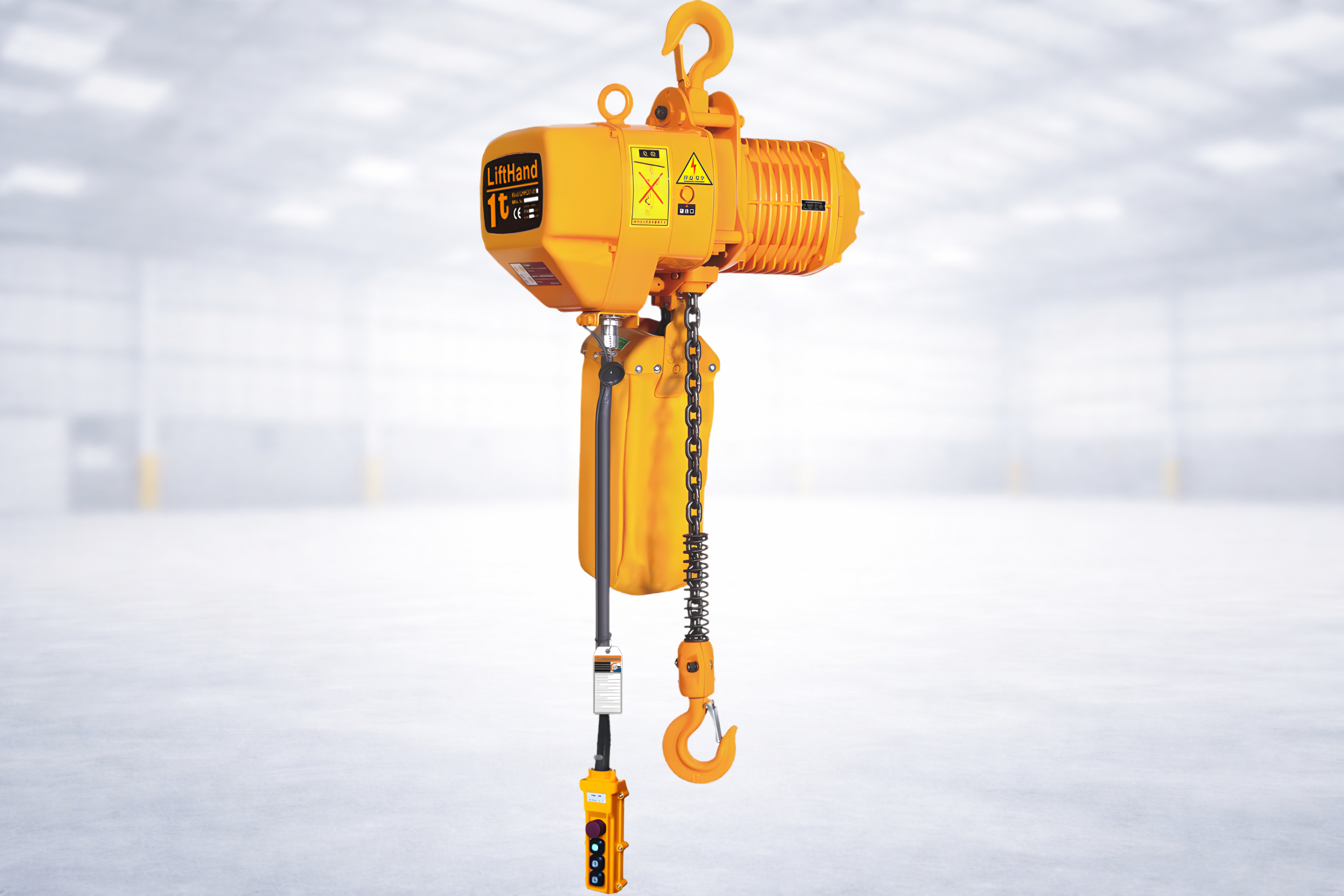 1 Ton Sabit Askılı Zincirli Vinç